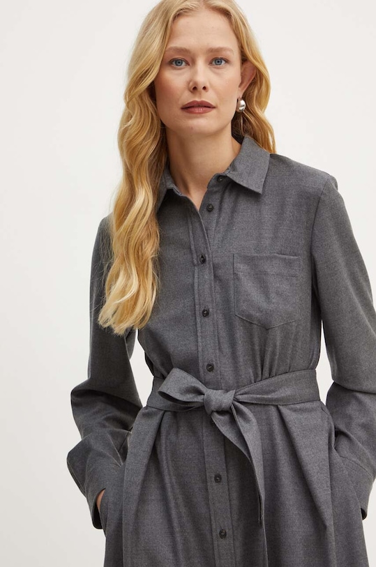 Vunena haljina Weekend Max Mara 2425226042600 siva AW24