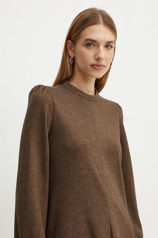 Weekend Max Mara sukienka brązowy 2425626072600