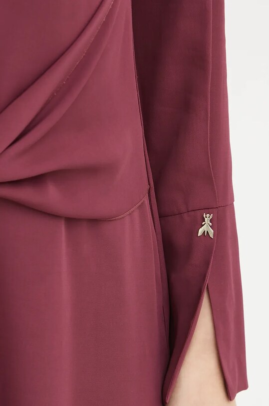 Šaty Patrizia Pepe 2A2842.A509 burgundské