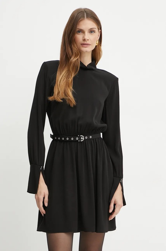 Φόρεμα Patrizia Pepe μακρύ μαύρο 2A2844.A509