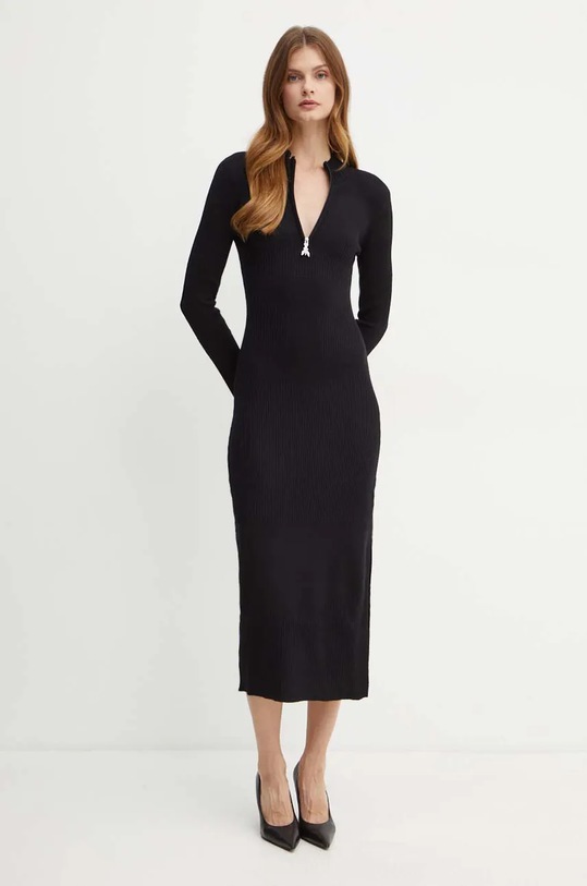 Patrizia Pepe sukienka wełniana 2A2848.K214 czarny