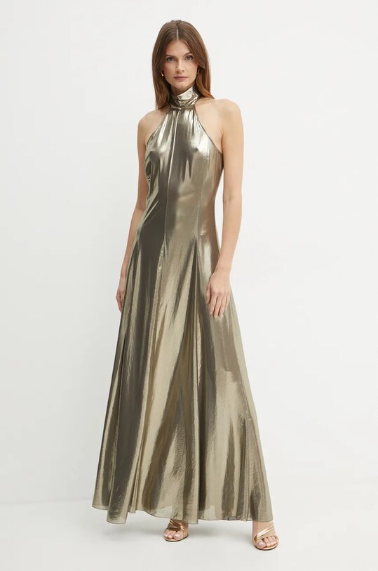 Сукня Patrizia Pepe maxi золотий 2A2857.A501
