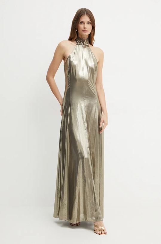 Šaty Patrizia Pepe 2A2857.A501 zlatá AW24