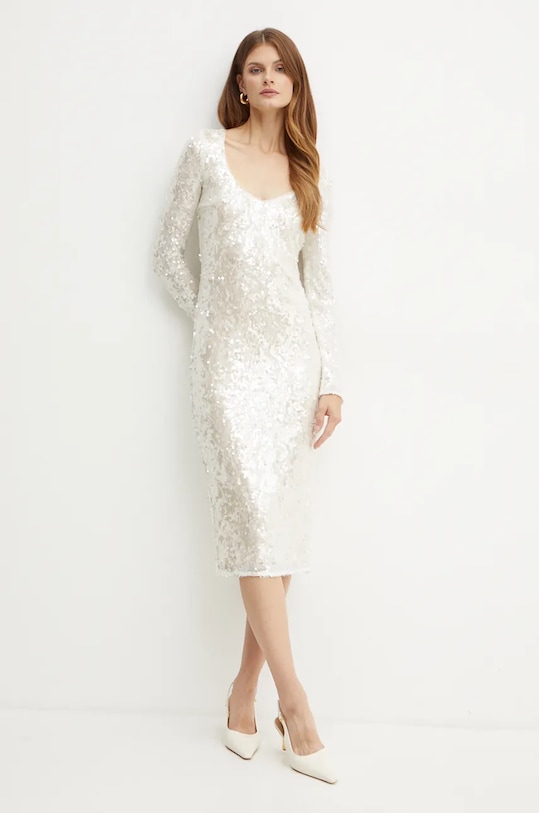 Patrizia Pepe sukienka casual beżowy 2A2862.A495