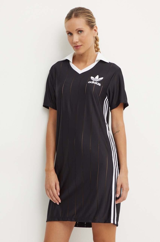 Haljina adidas Originals pletivo crna IX5510