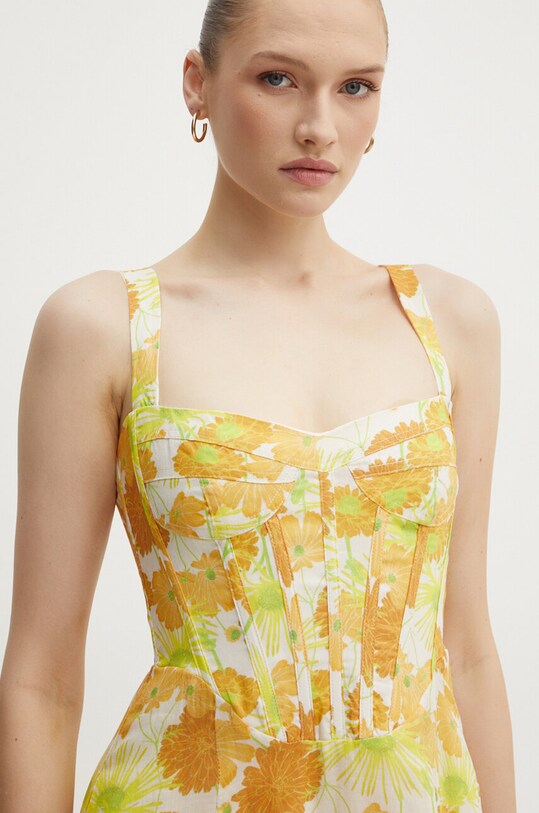 Bardot rochie LILAH galben 58546DB6