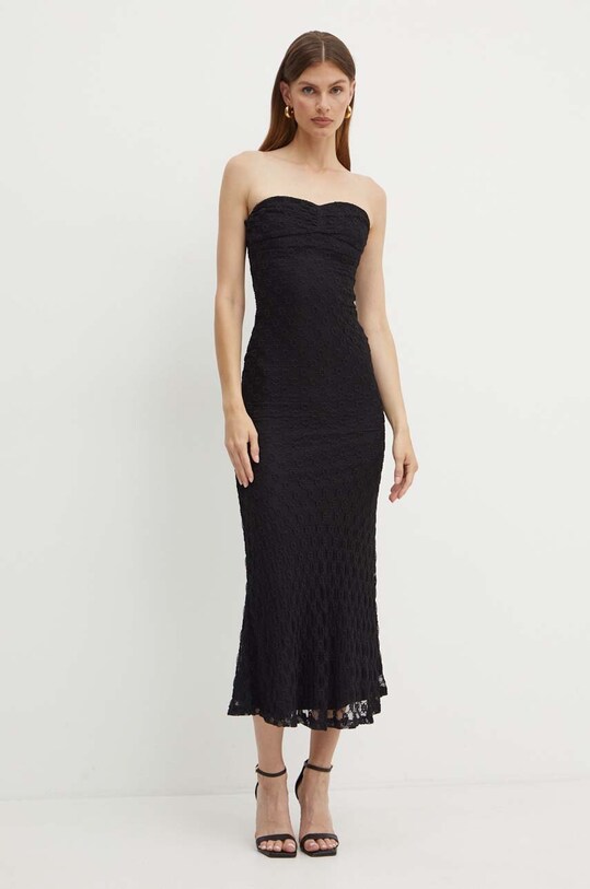Платье Bardot ADONI 59308DB чёрный AW24