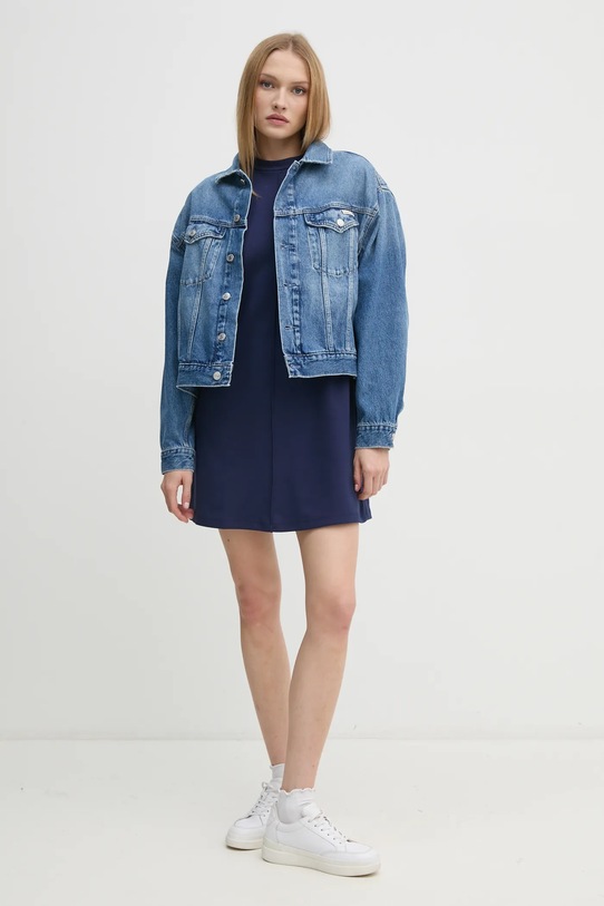 Šaty United Colors of Benetton 4T9ADV0AI námořnická modř AW24