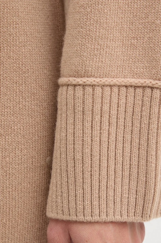 United Colors of Benetton rochie din lana 1244DV022 maro