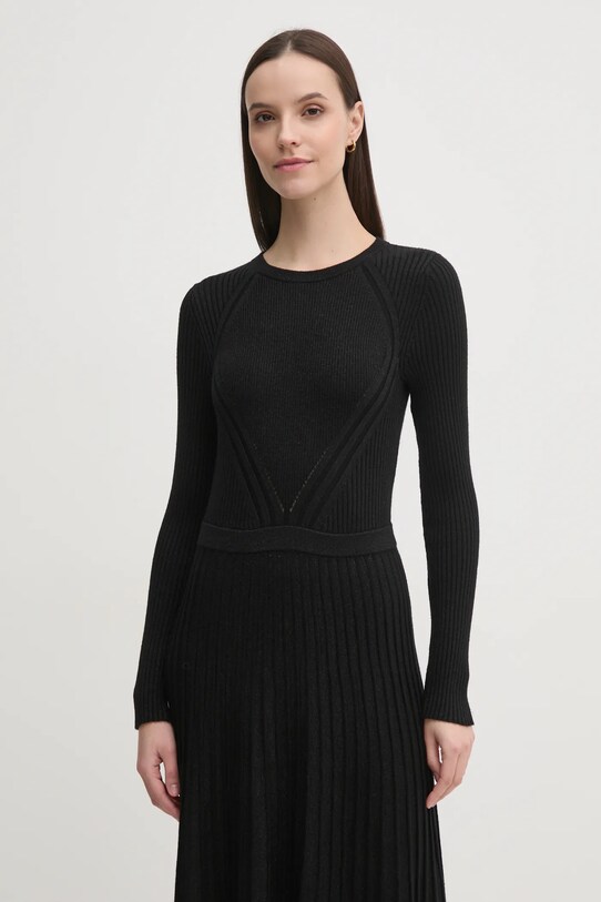 United Colors of Benetton ruha 1QMKDV01W fekete AW24