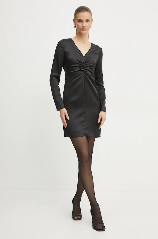 Armani Exchange rochie XW000037.AF10523 negru AW24