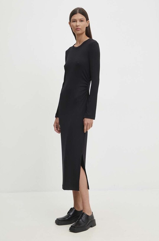 Marc O'Polo rochie midi negru 408207659193