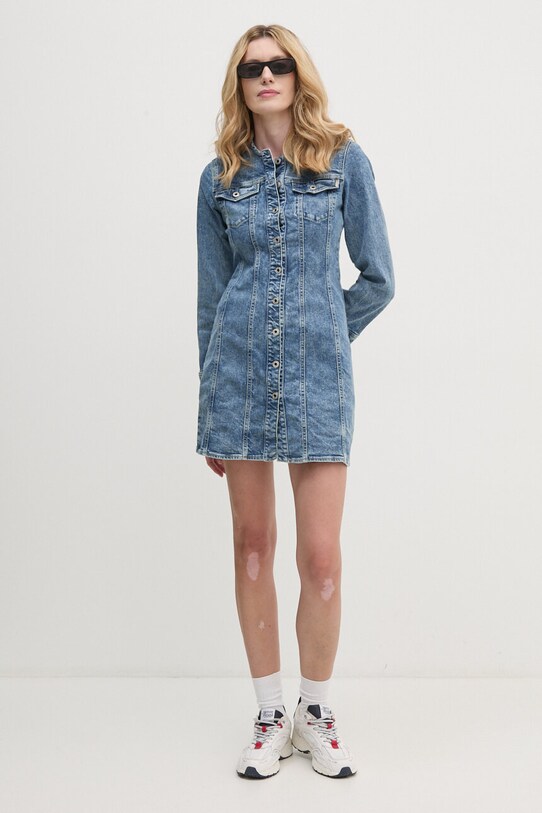 Джинсовое платье Pepe Jeans ELLA casual голубой PL953549