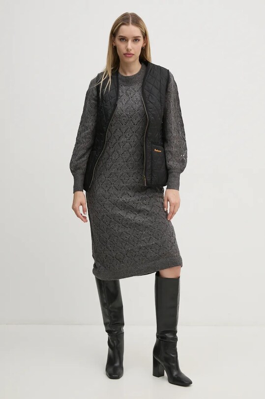 Pepe Jeans sukienka HAILEY DRESS PL953588 szary AW24