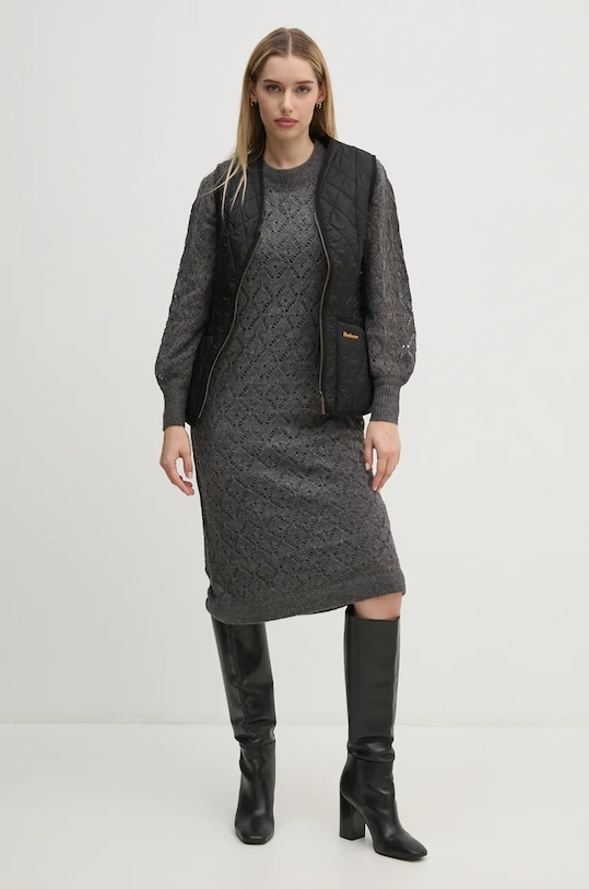 Pepe Jeans rochie HAILEY DRESS PL953588 gri AW24