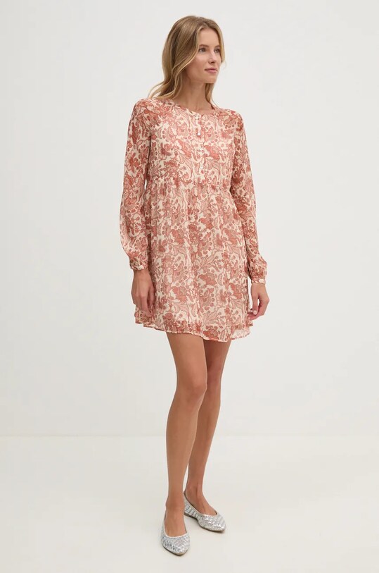Pepe Jeans sukienka SABELLA PL953596 beżowy AW24