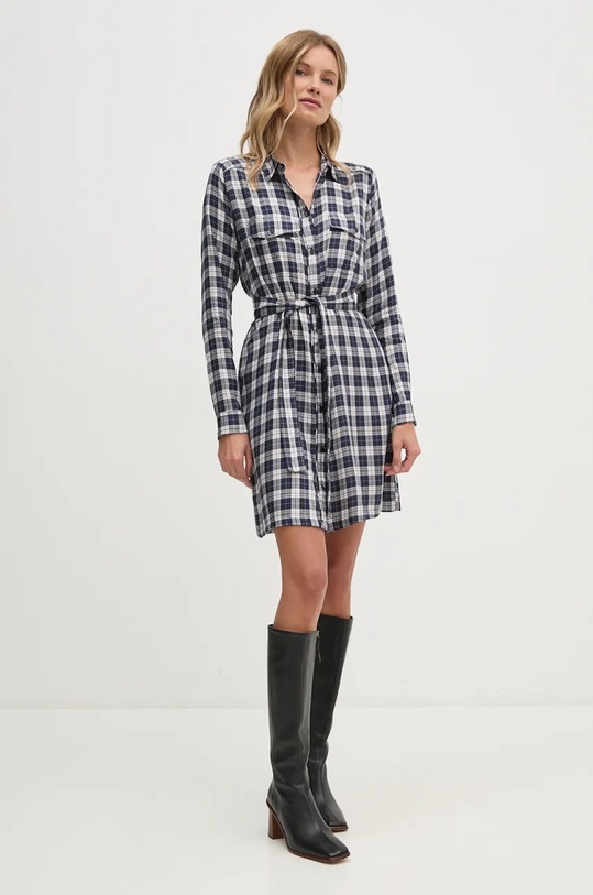 Šaty Pepe Jeans POLYS PL953606 námořnická modř AW24