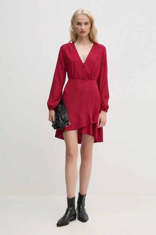 Pepe Jeans sukienka KENDALL casual czerwony PL953610