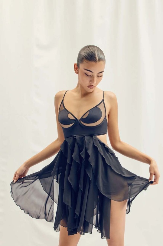 Платье GOD SAVE QUEENS HEARTLESS DRESS GSQ.69.311 чёрный