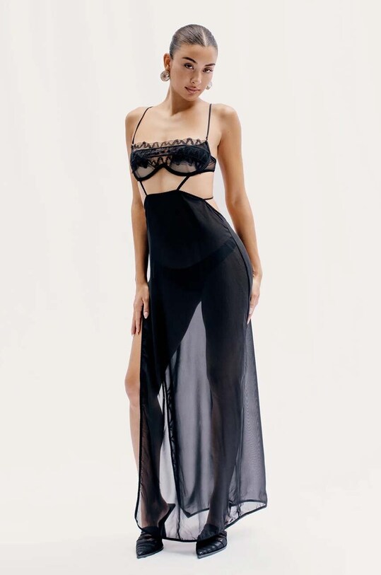 GOD SAVE QUEENS sukienka STARDUST MAXI DRESS GSQ.121.313