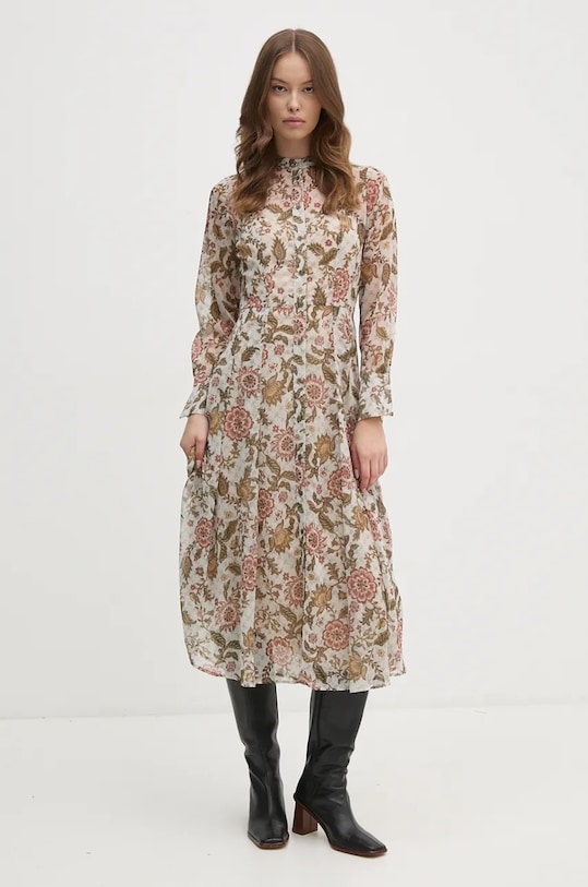 Joop! sukienka 30044021 beżowy AW24