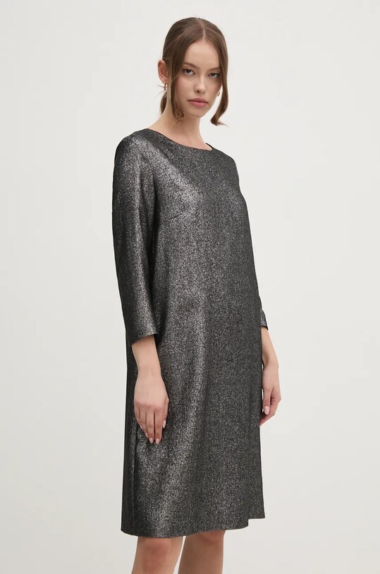 Joop! sukienka wełniana wzorzyste czarny 30043456