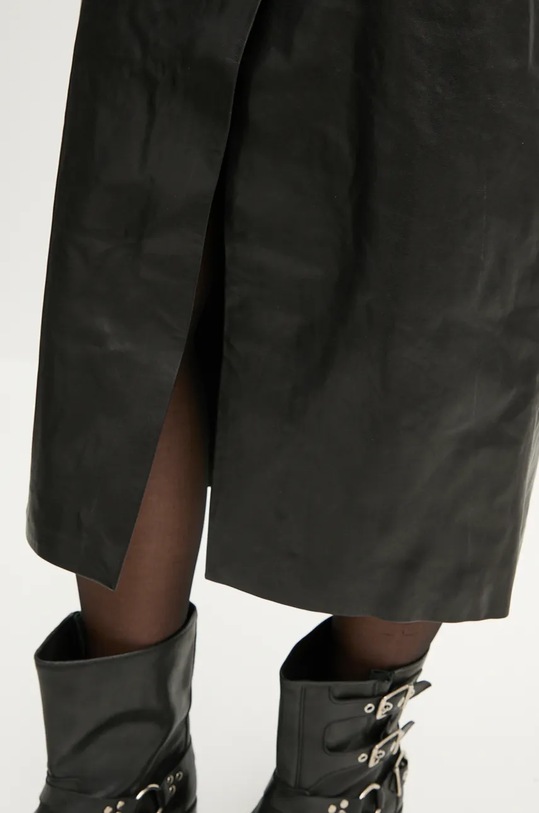 IRO rochie de piele WM33PENELOPPE negru