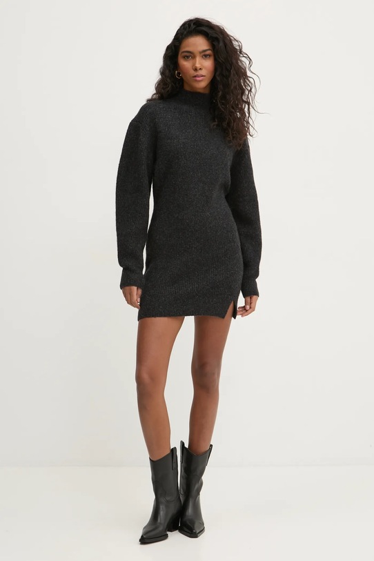 IRO rochie din lână WM33CALLIOPE gri AW24