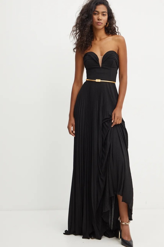 Elisabetta Franchi sukienka czarny AB62847E2