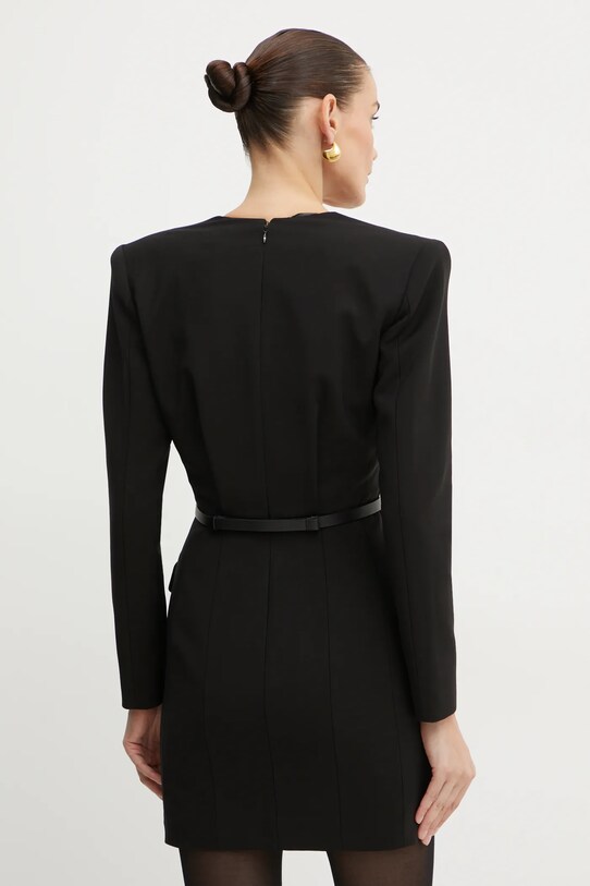 Ρούχα Φόρεμα από μείγμα μαλλιού Elisabetta Franchi AB63747E2 μαύρο