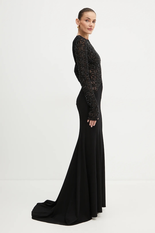 Šaty Elisabetta Franchi AB65947E2 čierna AW24