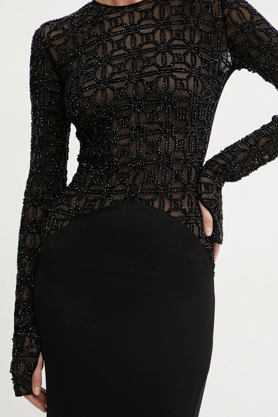 Платье Elisabetta Franchi AB65947E2 чёрный