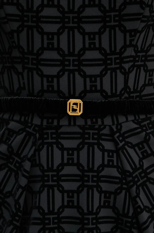 Φόρεμα Elisabetta Franchi AB70847E2 μαύρο