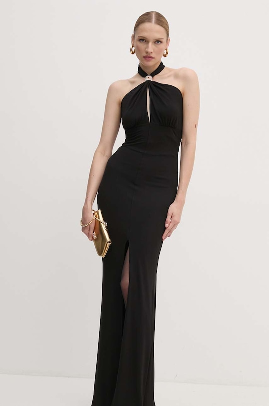 Φόρεμα Elisabetta Franchi AB71747E2 μαύρο AW24