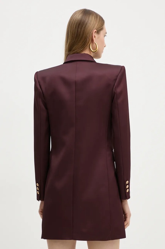 Îmbrăcăminte Elisabetta Franchi rochie din lana AB73047E2 burgundia