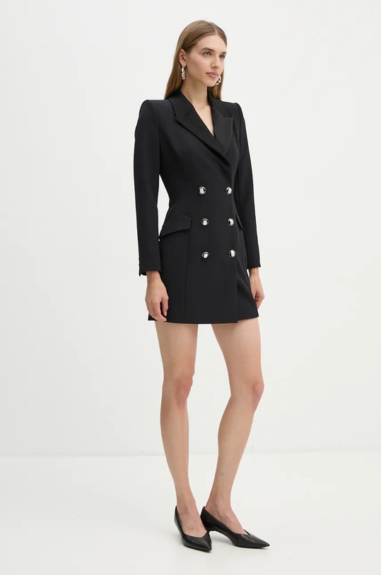 Φόρεμα Elisabetta Franchi AB74147E2 μαύρο AW24