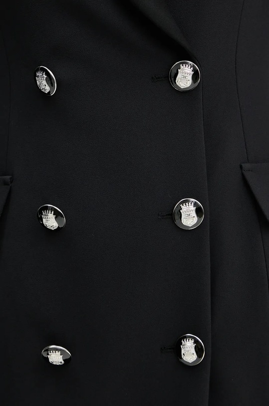 Φόρεμα Elisabetta Franchi AB74147E2 μαύρο