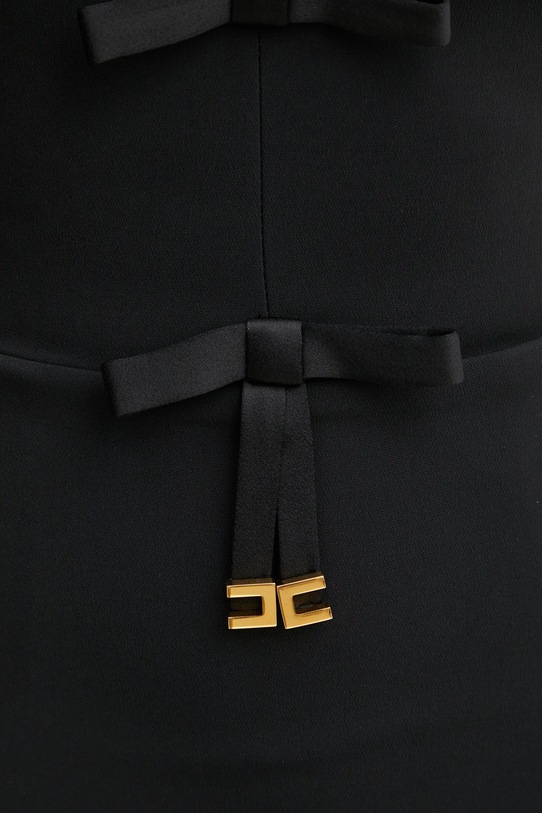 Φόρεμα Elisabetta Franchi AB76547E2 μαύρο