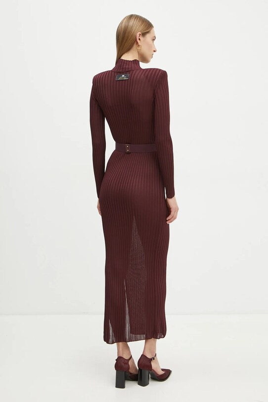 Îmbrăcăminte Elisabetta Franchi rochie AM26S47E2 burgundia