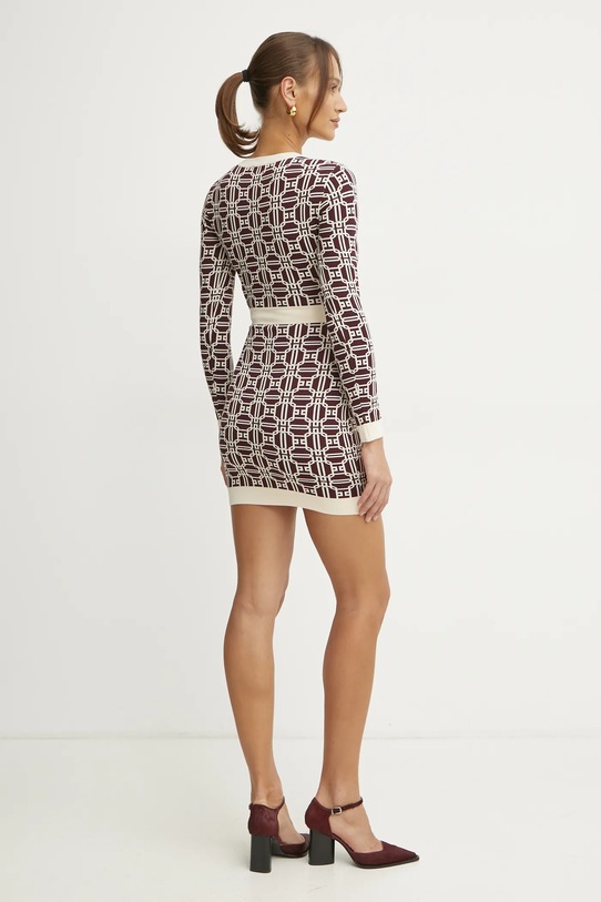 Îmbrăcăminte Elisabetta Franchi rochie AM31B47E2 burgundia