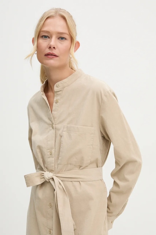 Manšestrové šaty Marc O'Polo DENIM béžová 5000005179.