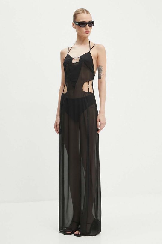 Heliot Emil rochie de matase maxi negru PREAW24.W.11.058.BLK01