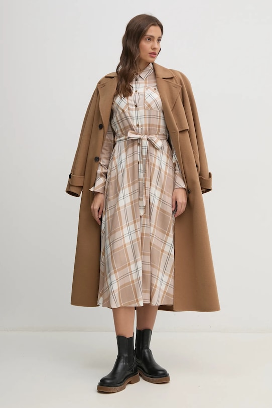 Barbour rochie LDR0859 bej AW24