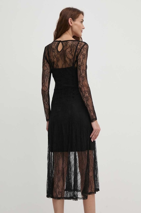 Abbigliamento Sisley vestito 4HLGLV06D nero