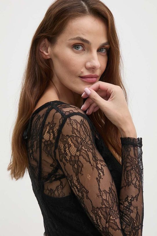Haljina Sisley crna 4HLGLV06D