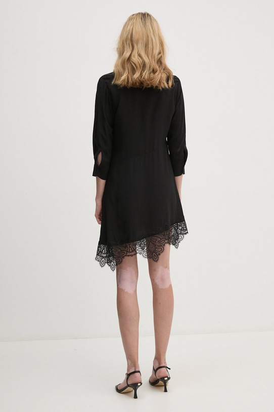 Abbigliamento Sisley vestito 4W8ALV069 nero