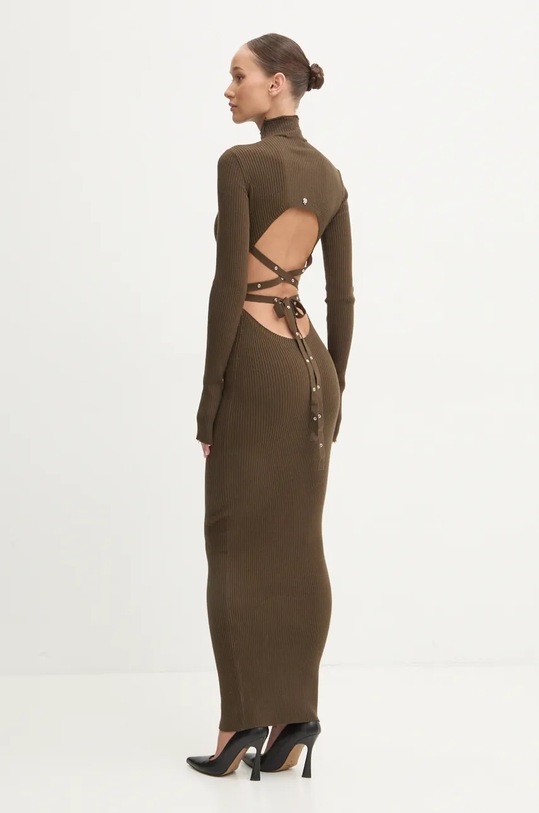 Aniye By vestito con aggiunta di lana 181022 marrone AW24