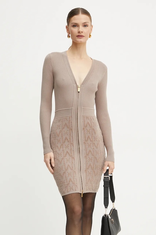 Haljina Marciano by Guess HERMIONE casual smeđa 4BGK91.5661Z