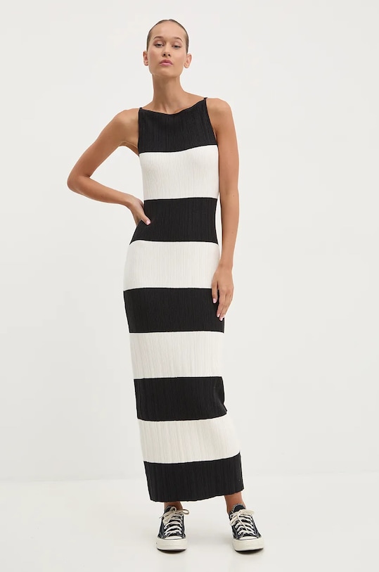 Šaty Abercrombie & Fitch maxi černá KI159.4740.136