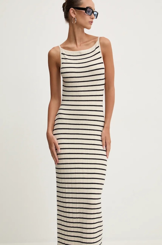 Abercrombie & Fitch sukienka casual beżowy KI159.4740.916